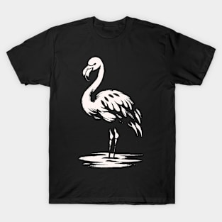 Kawaii Cool Retro Flamingo Japan Style Funny Flamingo T-Shirt